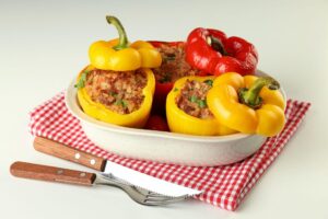 Turkey-Stuffed Bell Peppers